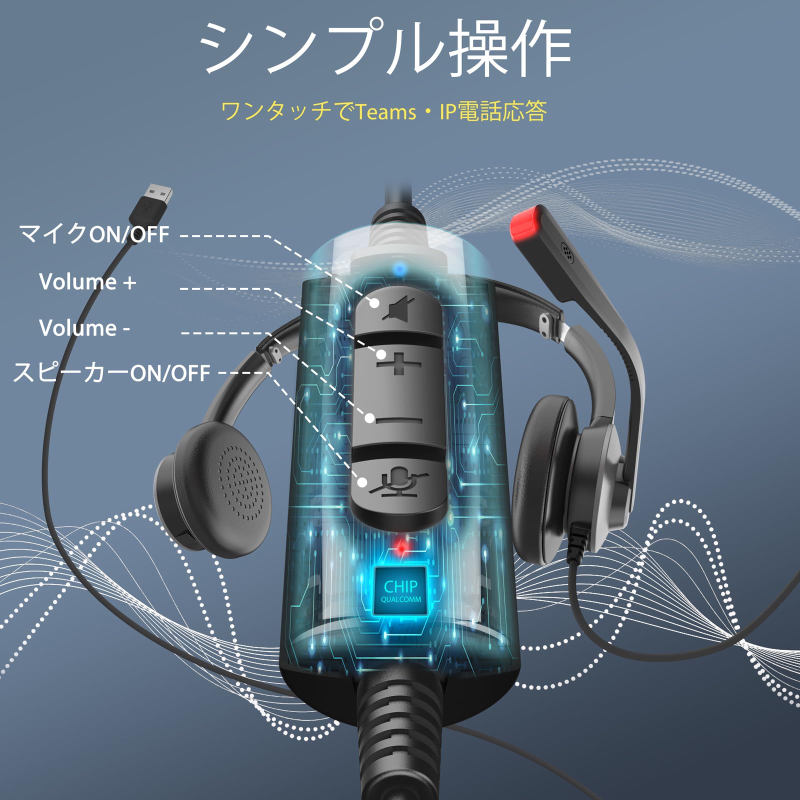 Amazon.co.jp: ヘッドセット 有線 マイク付きイヤホン 3.5mm/USB-A/USB